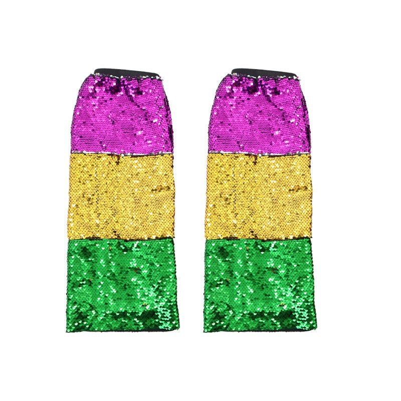 Europa y América de la moda callejera de metal sequinilla piernas cinturón elástico pantalones de baile de carnaval disfraz de gala props