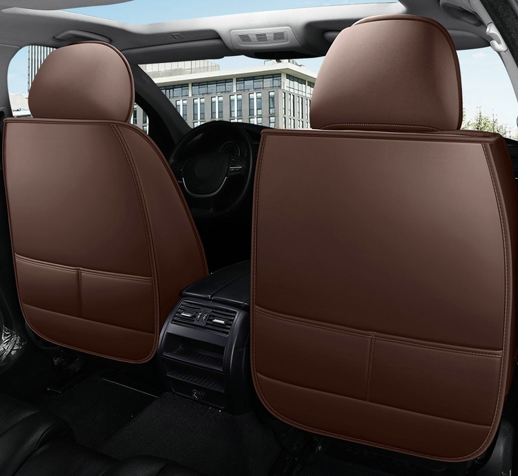 New Foreign Trade Full Leather Car Seat Cushion, Car Seat Cover, Four-Season Full Surround Car Seat Cushion, Temu Amazon Factory