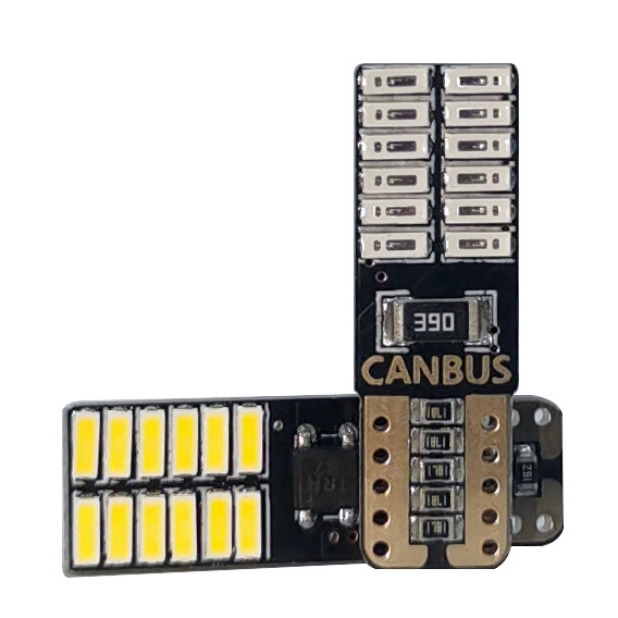 Сверхяркая лампа для чтения W5W Amazon 194 с 24 светодиодами 4014, индикатором ширины с плавной регулировкой яркости, и подсветкой номерного знака для автомобилей с высокой яркостью.