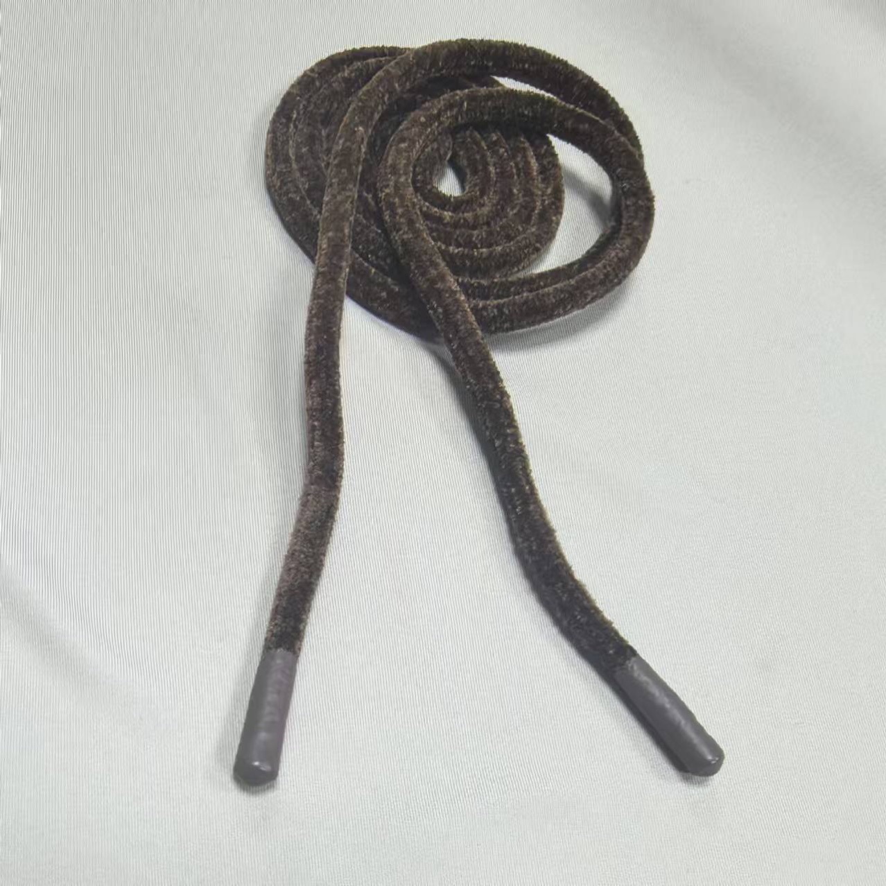 0.6cm丝绒滴胶绳带