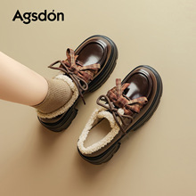 �W�Ū{�Ǽӽq����ЬŮ2025�¿�������Ӣ��СƤЬ��ë�qѩ��ѥ