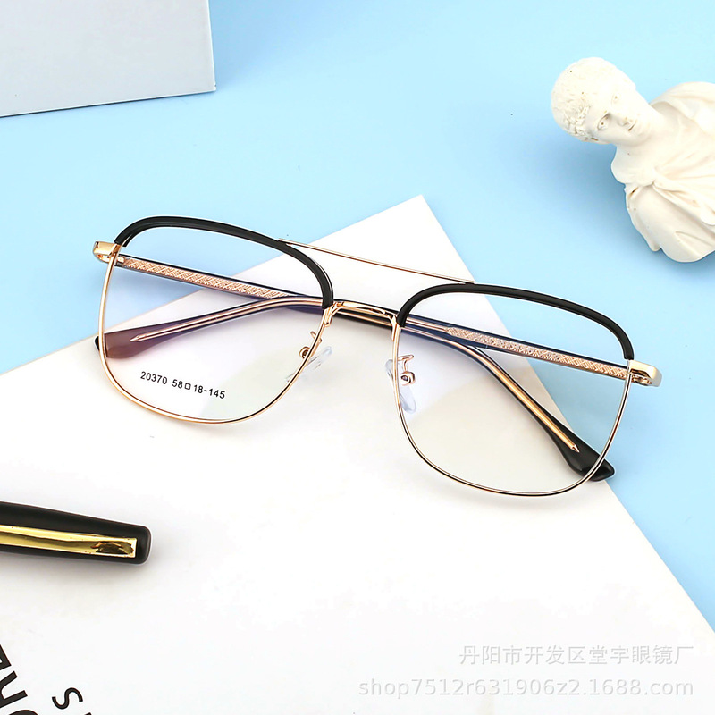 Tang Yu glasses Shenzhen TR eyebrow plug-in leg Business Men's myopia frame 20370 58-18-145