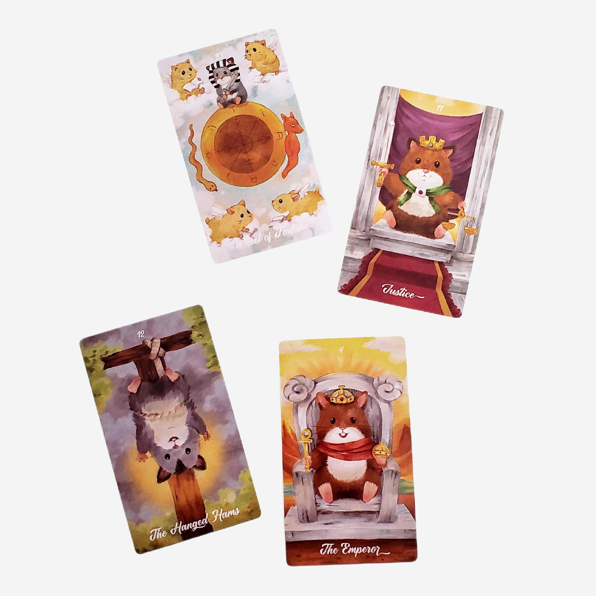 Hamster tarot brädspel för roliga fester och underhållning_voghion.com