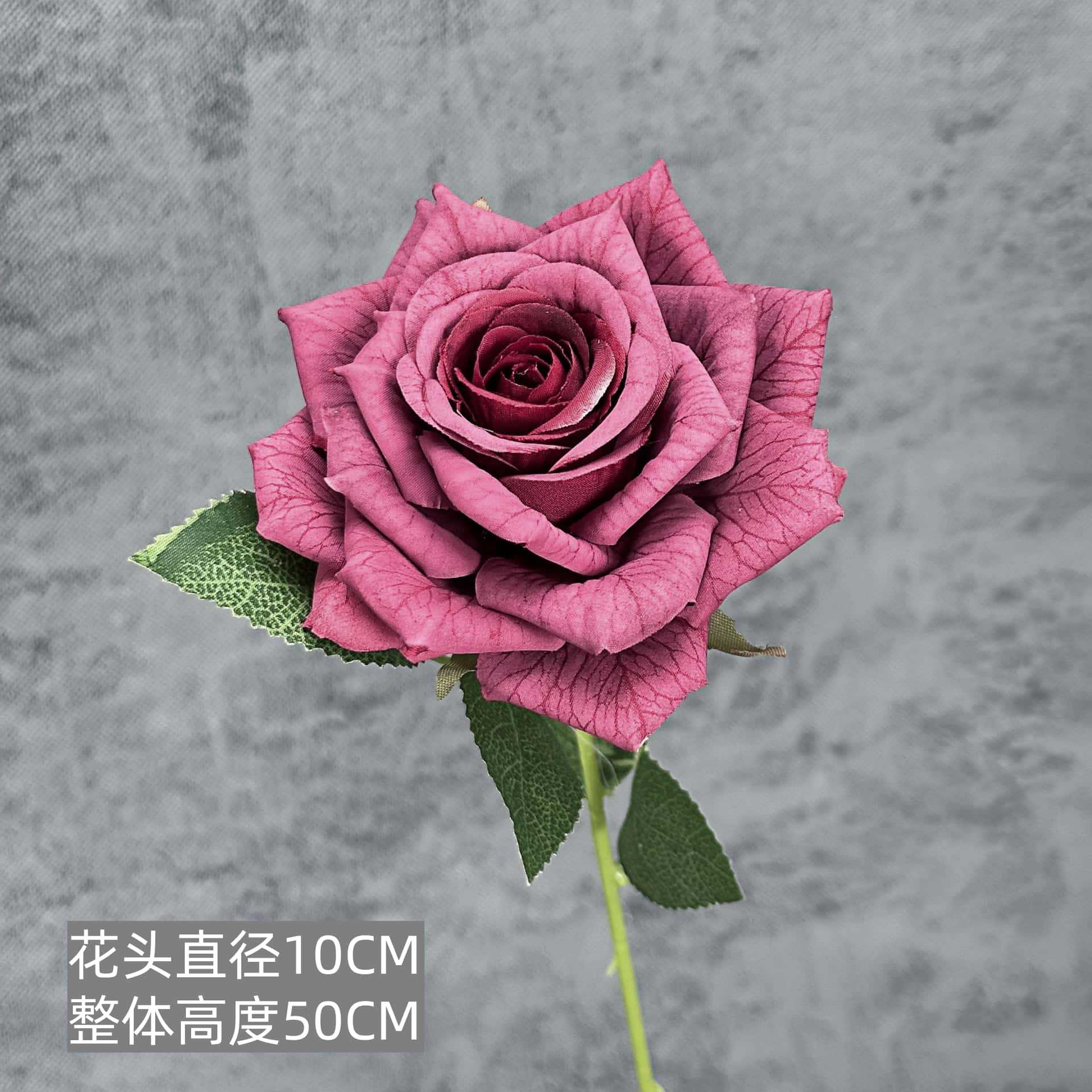 Flor de rosa simulada franela de una sola mano cascada de rosas flor simulada boda decoración del hogar decoración flor falsa al por mayor