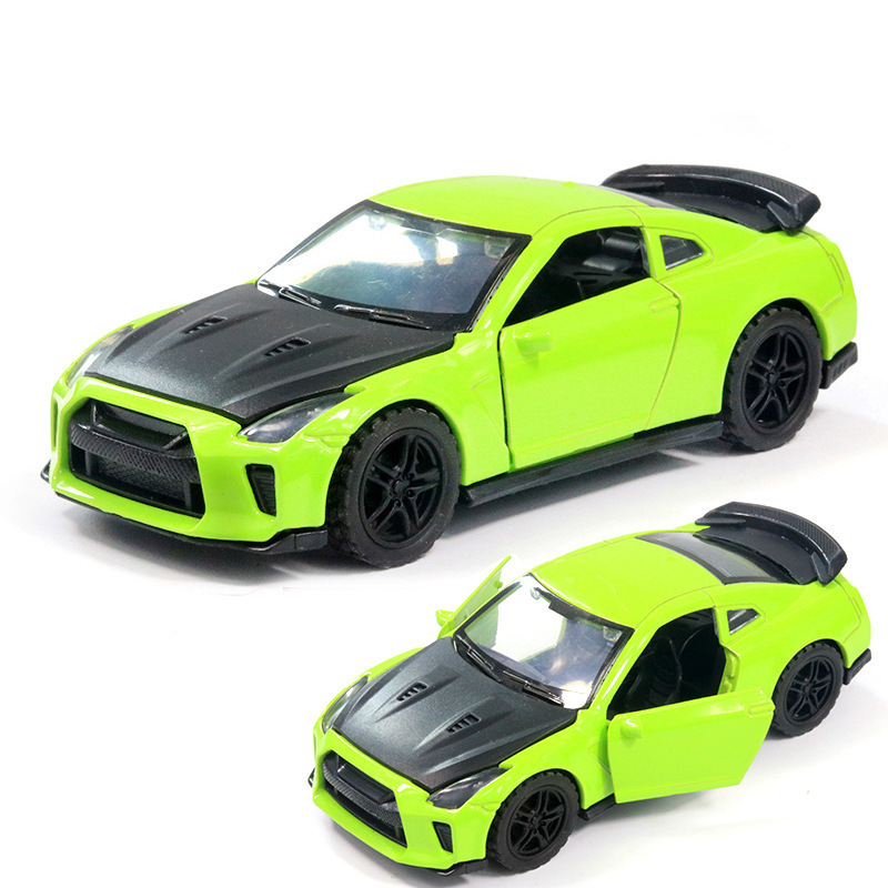 Return fuerza a granel aleación modelo de coche puerta abierta coche de juguete para niños niño decoración de pastel al por mayor