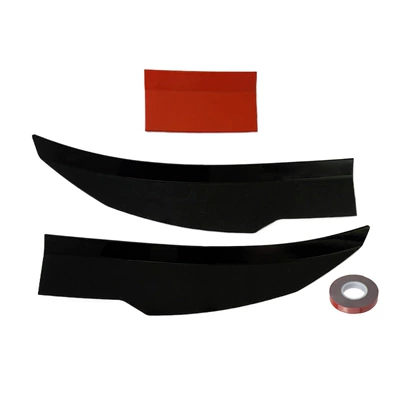 Universal Car Trunk Spoiler Modification Fixed wind wing - red-set