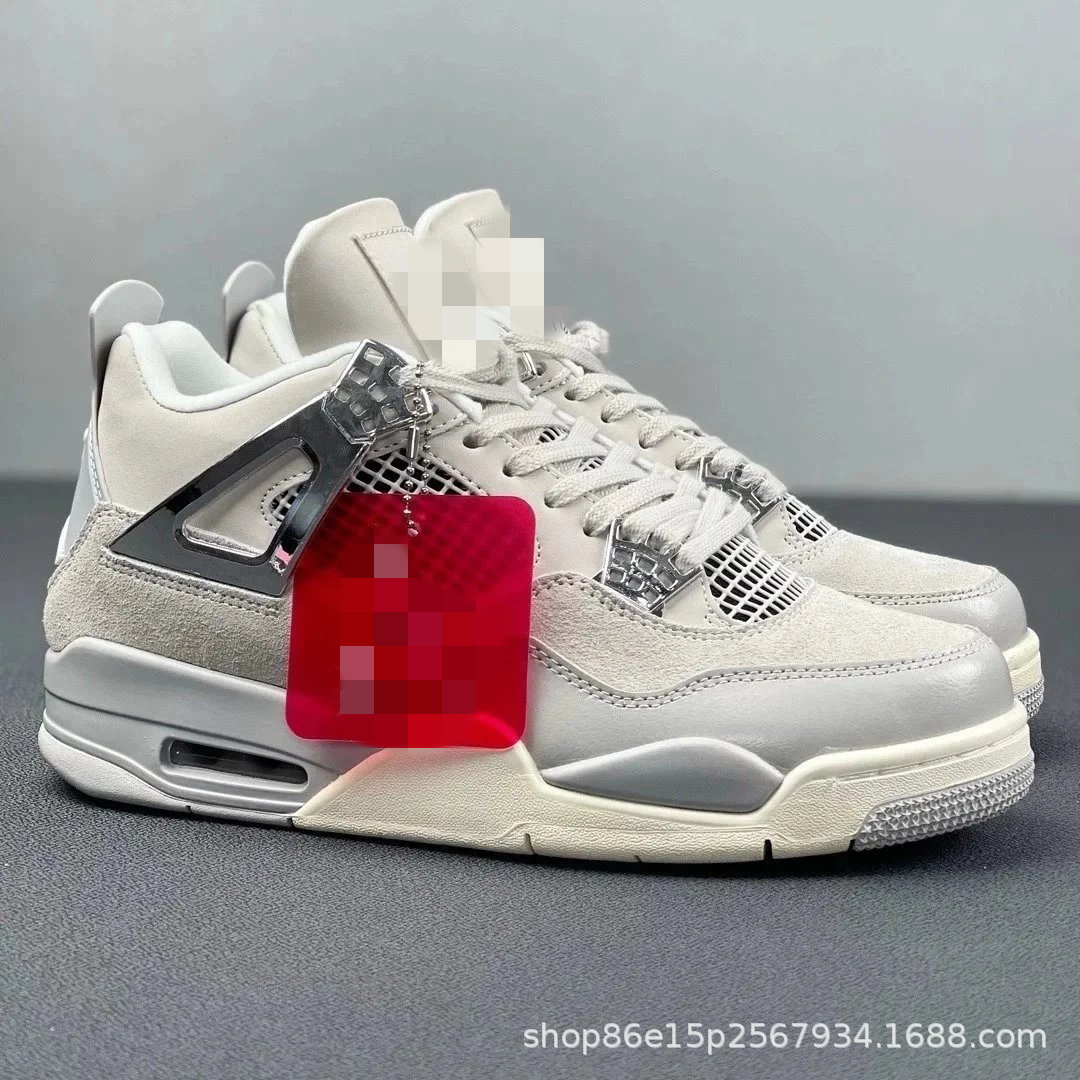 Zapatillas de Baloncesto Deportivas AJ4, Cuero y Caucho, Transpirable y Antideslizante, para Deporte y Ocio