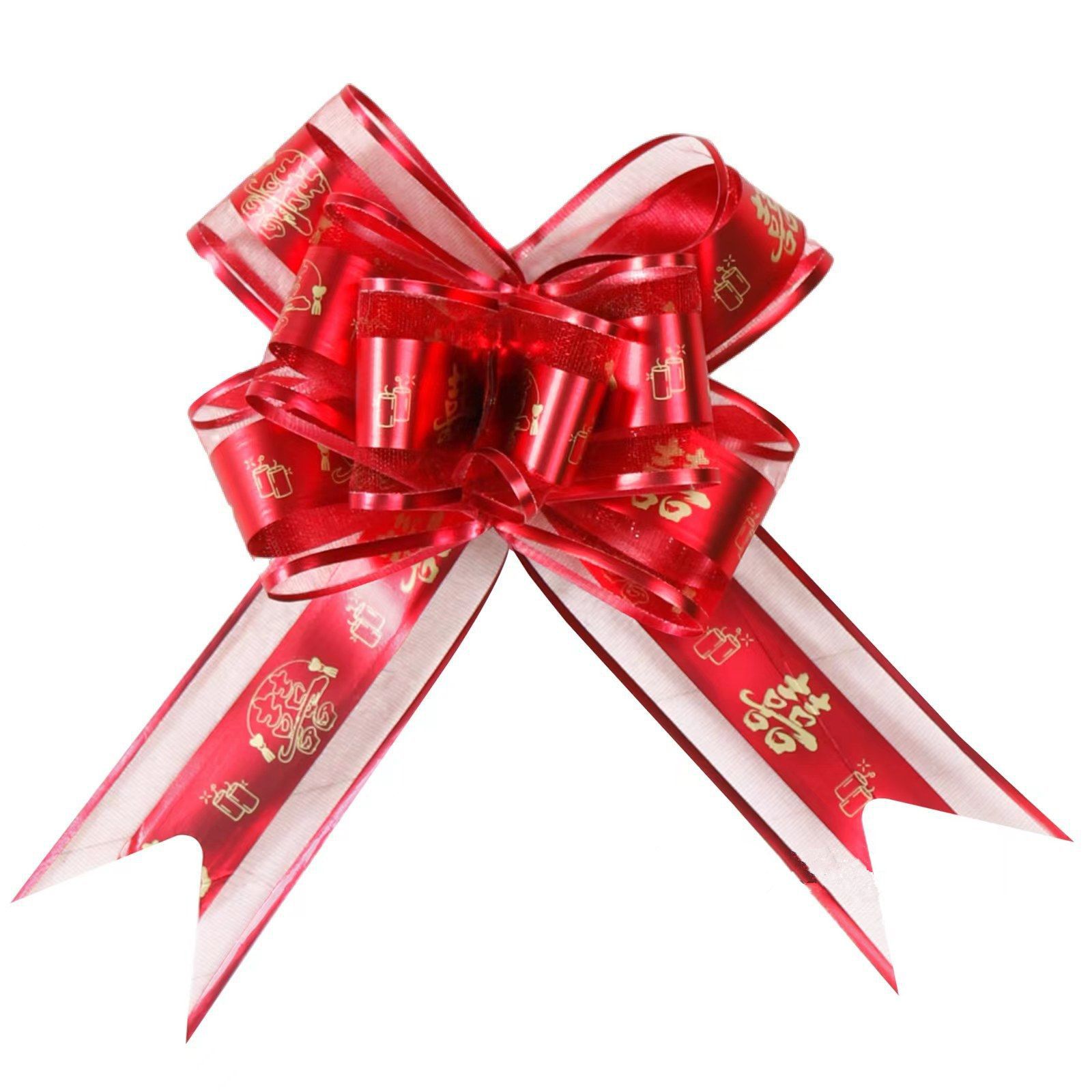 Larga boda flor de la boda color rojo vino mate palabra feliz flor de la pulsera escalera mecánica flor atada coche de boda manija de la puerta espejo retrovisor decoración cinta