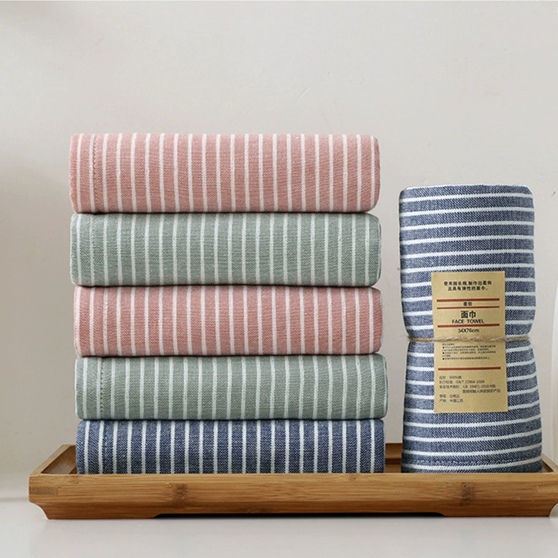 Непечатное японское стильное Марлевое полотенце из чистого хлопка полотенце для лица бытовое абсорбирующее квадратное полотенце для взрослых пара полотенец для лица банное полотенце