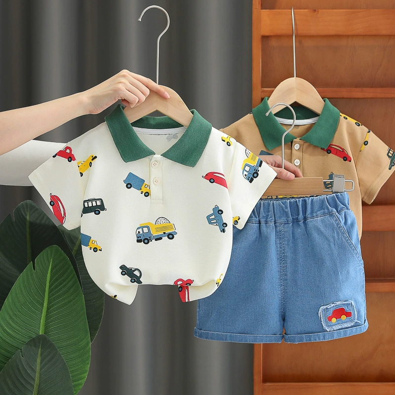 Chinese Boys Summer Outfit Set