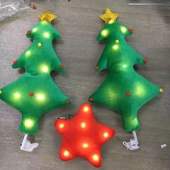 人気クリスマス装飾クリスマスツリー車旗クリスマス車装飾品五角星鼻クリスマスツリーセット