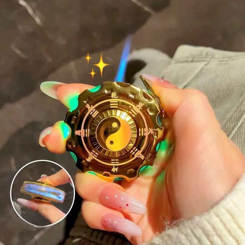 ネット赤発光回転防風ライターの空気入れクール解凍ジャイロが彼氏にプレゼントします|undefined