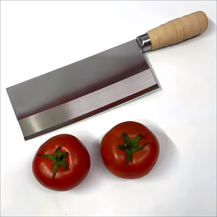 Yangjiang spot round wooden handle mulberry knife kitchen chef special chopping knife slice knife kitchen slice knife