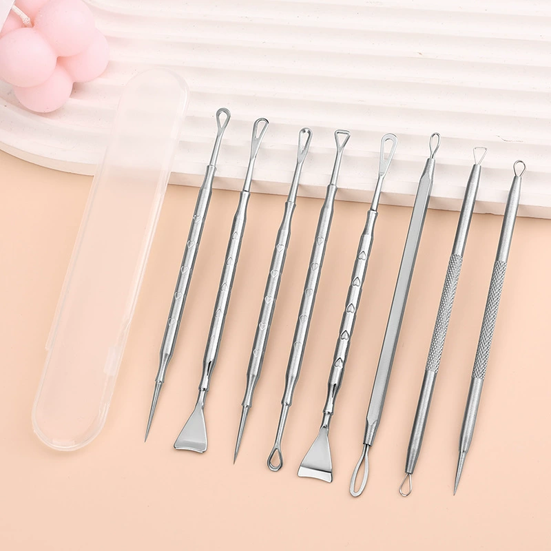 Нержавеющая сталь Черноголовая лопата для очистки артефакт нос для удаления угрей Сбрить иглу для отжим