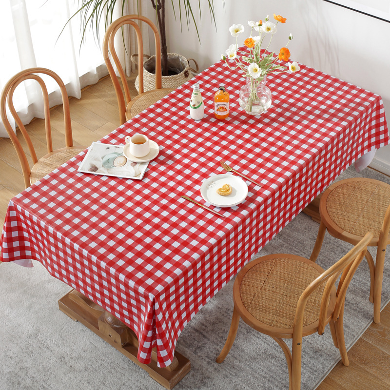 Red and white grid--oil and wear resistant / 40X60
