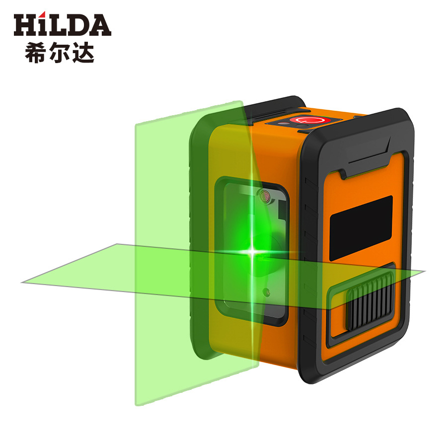Hilda láser nivel infrarrojo portátil mini pequeña luz verde 2-alambre proyector medidor de nivel de alta precisión