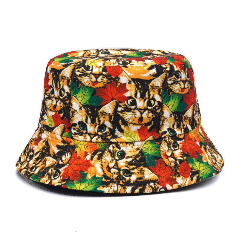 Women's Streetwear Animal Printing Big Eaves Bucket Hat display picture 4