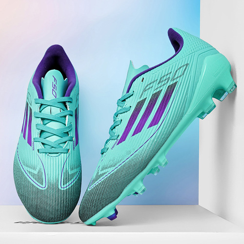 F50 New Student Low-Top Football Shoes with Long studs for Match and Training, Youth Sports Football Shoes