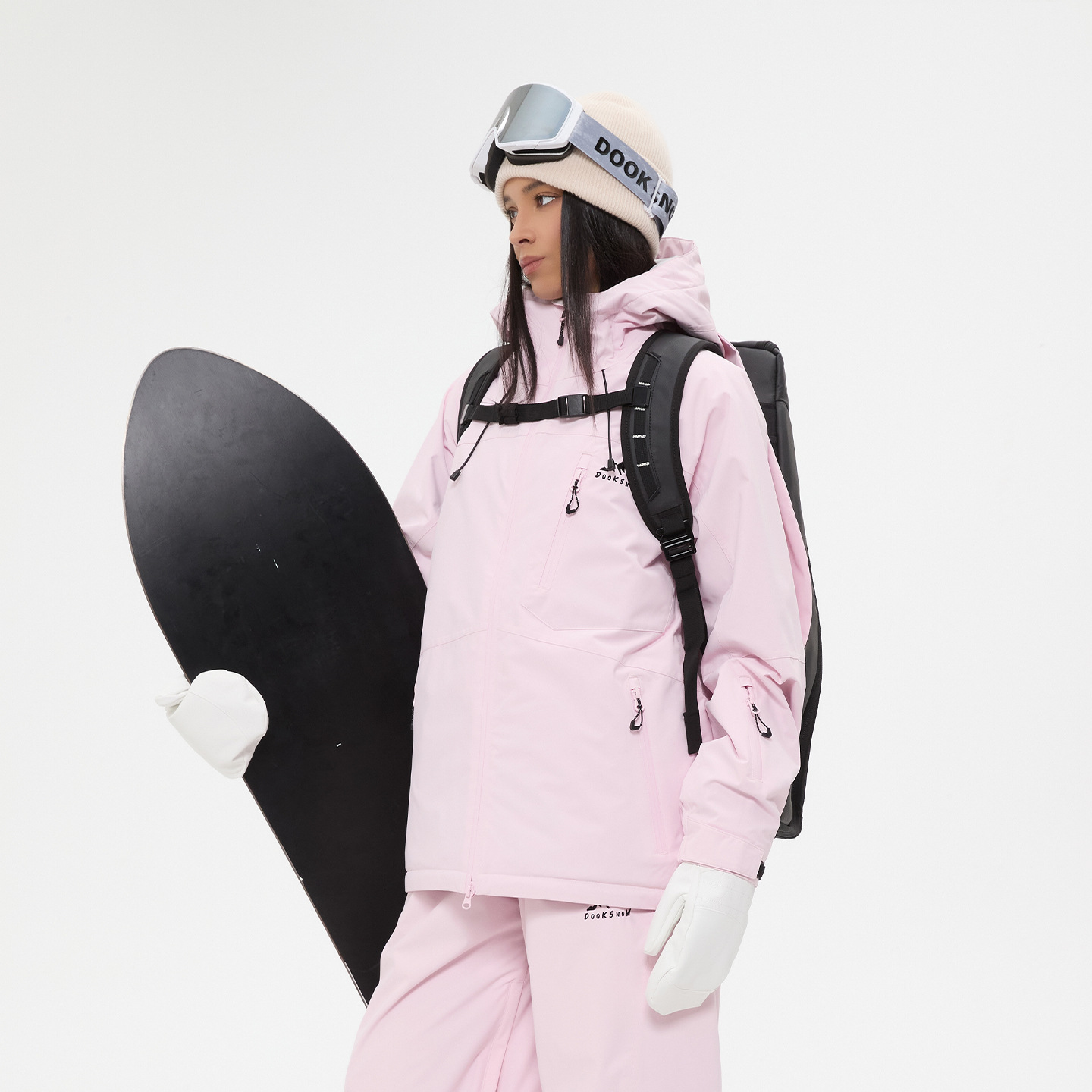 3L Women's Ski Jacket, Windproof, Waterproof, Cold-Weather Ski Suit, Ski Equipment Source Factory, Custom Orders Available