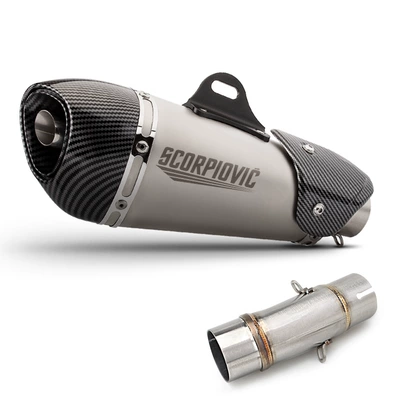 tail section muffler — Motorcycle exhaust pipe