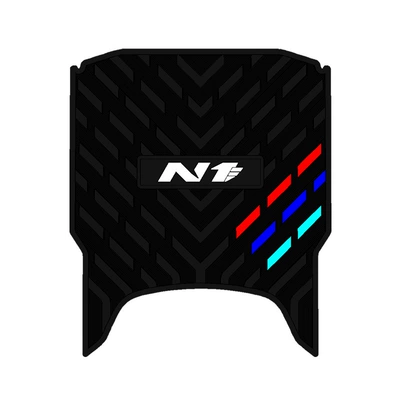 Suitable for No.9 N1 70/85 Electric Vehicles, Special Rubber Foot Pads, No.9 N1 Waterproof Foot Pads, Wear-Resistant Pedal Pads (Electric vehicle foot mat) - no-9-n1-7085-black-with-black-edges-thickened-rubber-zhang