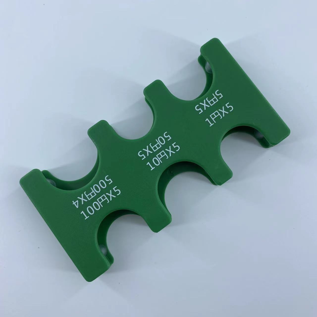 Cartera pequeña para hombre, clip de moneda de plástico, billetera de almacenamiento de clasificación de monedas para automóvil, monedero portátil para mujer de gran capacidad para hombre