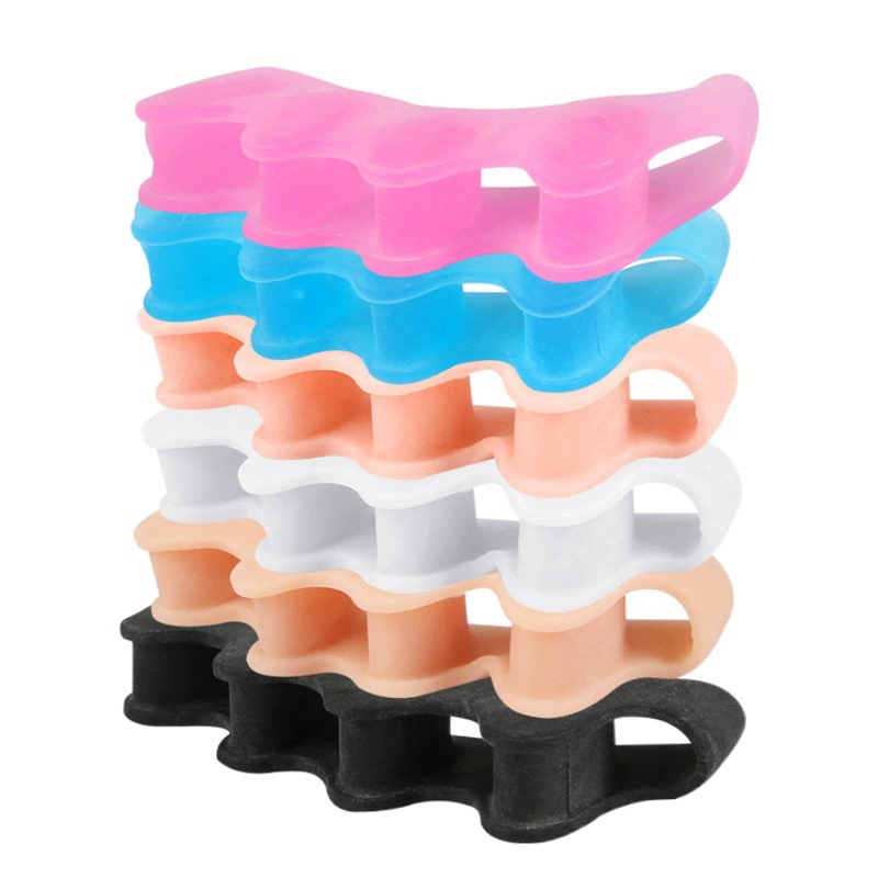 Детский сепаратор с пятью отверстиями для большого пальца, взрослый разделитель пальцев ног, можно отрезать разделитель для пальцев ног