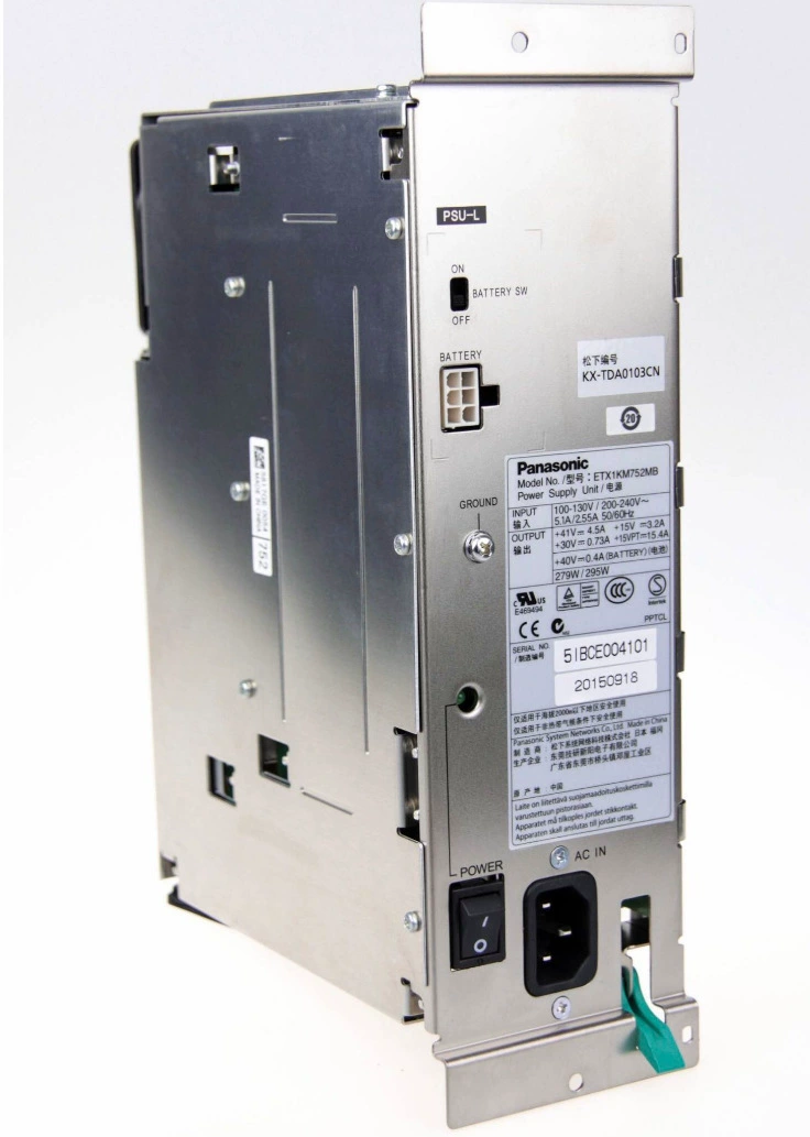 Питание Panasonic KX-TDA0103CN Панель питания Panasonic TDA600CN/TDE600 телефонный переключатель L-образное питание