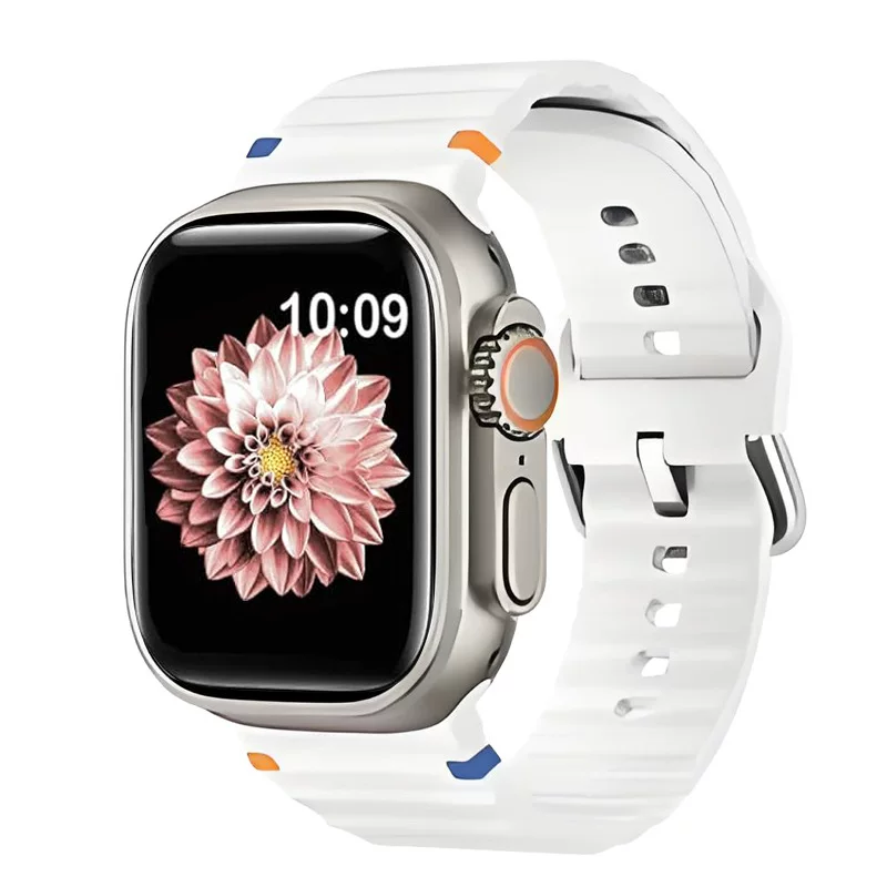 Apple, волнистый силиконовый ремешок для часов