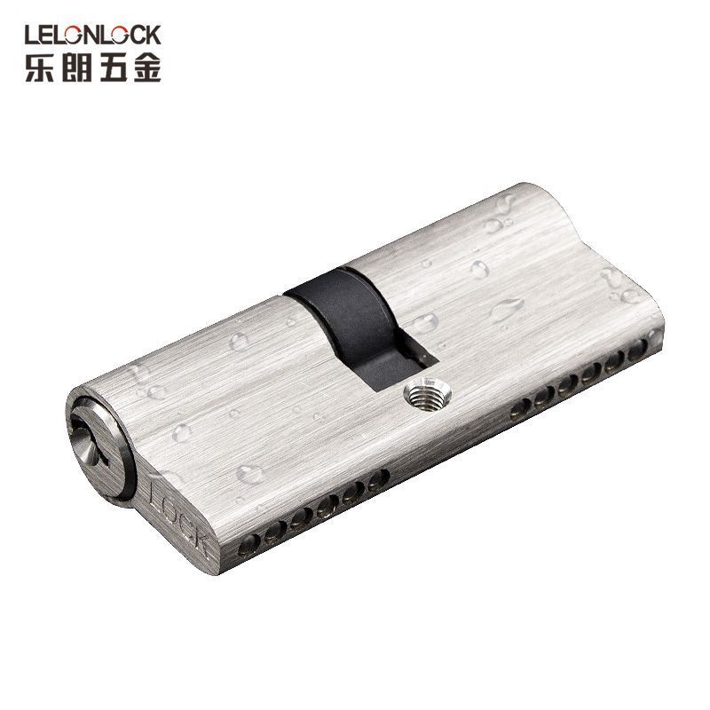 Todo el cobre doble cilindro de cerradura con llave de computadora puerta del dormitorio universal doble fila cilindro de cerradura de cuentas accesorios de hardware de cerradura de puerta interior