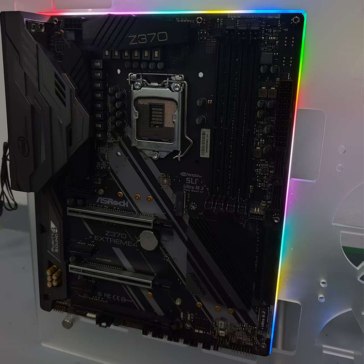 ATX マザーボード発光パッドバックライトパッドバックプレーンカラフルな ARGB 神聖な光同期コンピュータ修正された光害|undefined
