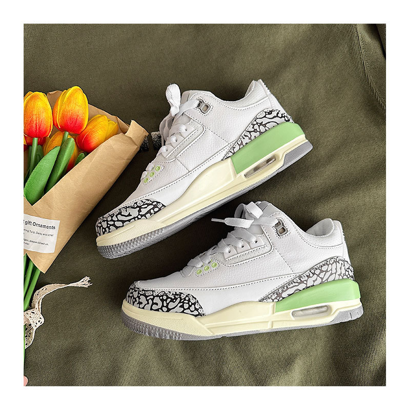 2023 Frühjahr neue Luftkissen-Sportschuhe männliche und weibliche Studenten Basketballschuhe Nische lässige kleine weiße Schuhe Paar Laufschuhe_voghion.com