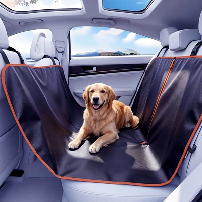 Car Pet Seat Cushion Rear Extra Large Oxford Cloth Waterproof and Stain-Resistant Car Seat Dog Car Pet Cushion (Multi-function pad) - car-pet-mat-affordable-version-with-zipper-c-789a