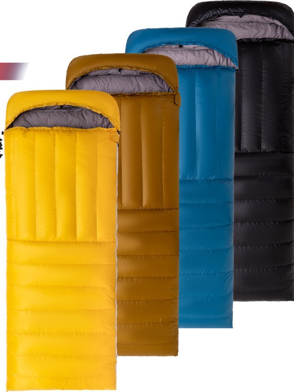 Carcasa de saco de dormir autoinflable, semiterminada, estilo sobre, para una o dos personas, tipo momia. image 12