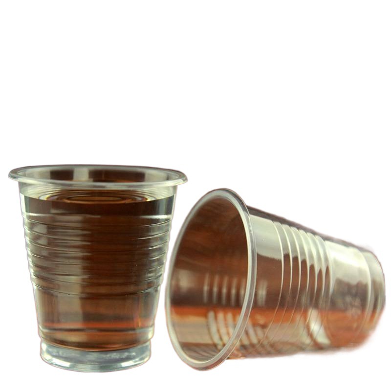 Disposable plastic transparent tea cup