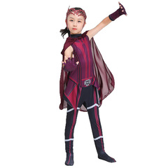 Scarlet Witch Girl Superhero Dress Up Children's Halloween Cosplay Cosplay Costume