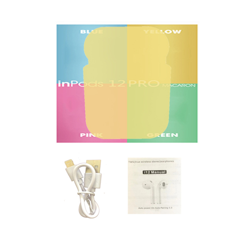 I7s auricular inalámbrico Bluetooth i9s/i12 estéreo 5,0 binaural deportes cinturón almacén i7tts auricular transfronterizo