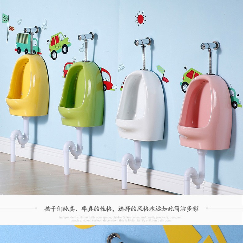 Suministro directo de fábrica kindergarten niños colorido taburete de cerámica en cuclillas pan dibujos animados educación preescolar en cuclillas pit urinario proyecto