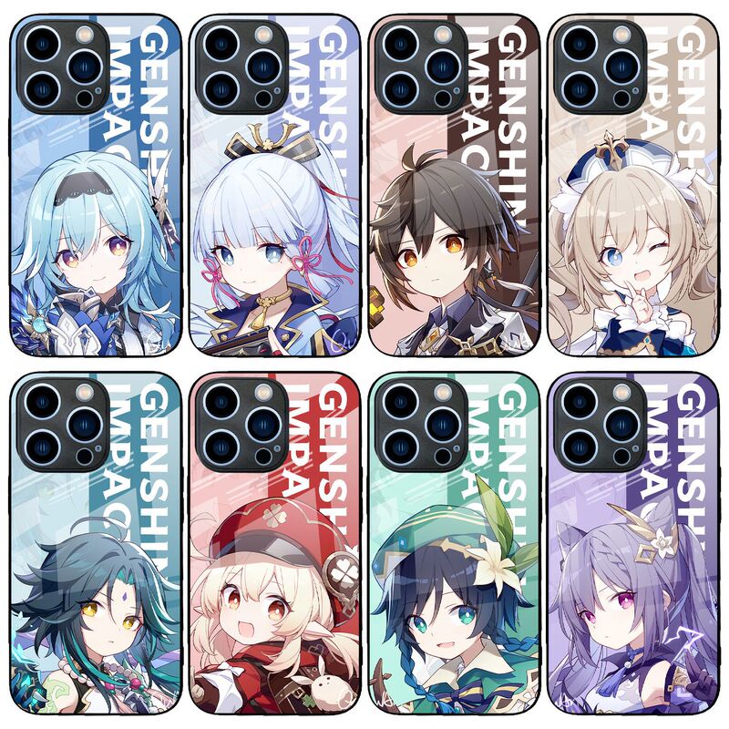New Apple 16 Genshin Impact Q Version Suitable for Iphone15 Mobile Phone Case 17Promax Glass Girl 14 Walnut Se3 New Apple 16 Genshin Impact Q Version Suitable for Iphone15 Mobile Phone Case 17Promax Glass Girl 14 Walnut Se3