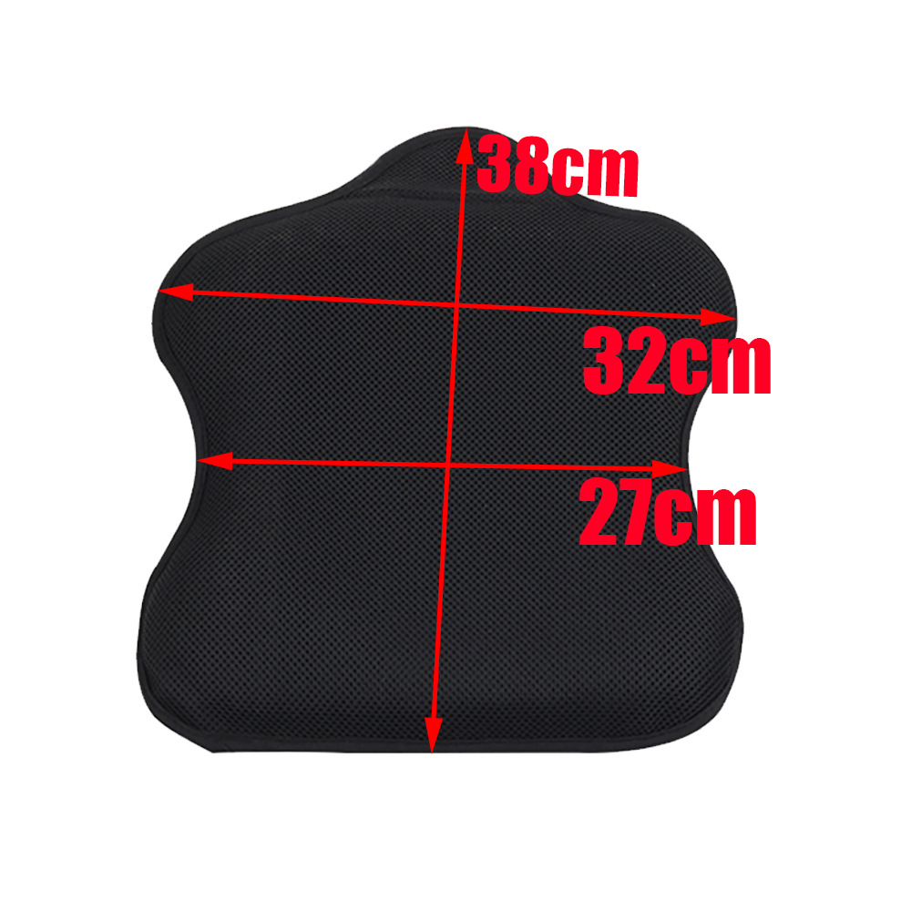 Gel motorcycle cushion moisture insulation breathable electric car cushion four seasons universal locomotive accessories