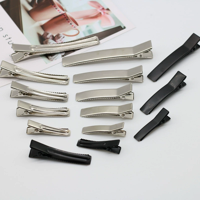 Двухзубая заколка-зажим для волос в форме утиного клюва, материалы для изготовления заколок-бантов своими руками, аксессуары для волос.