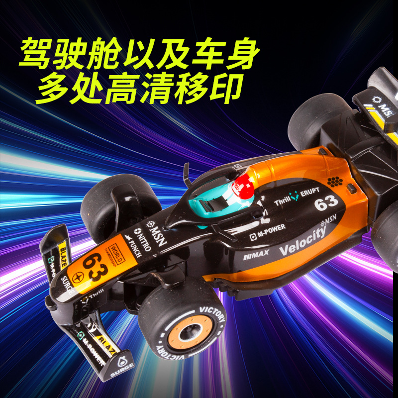 Mini coche de control remoto transfronterizo de Fórmula 1 2.4G cargar 5 juguetes para niños juguetes modelo de carreras de F1