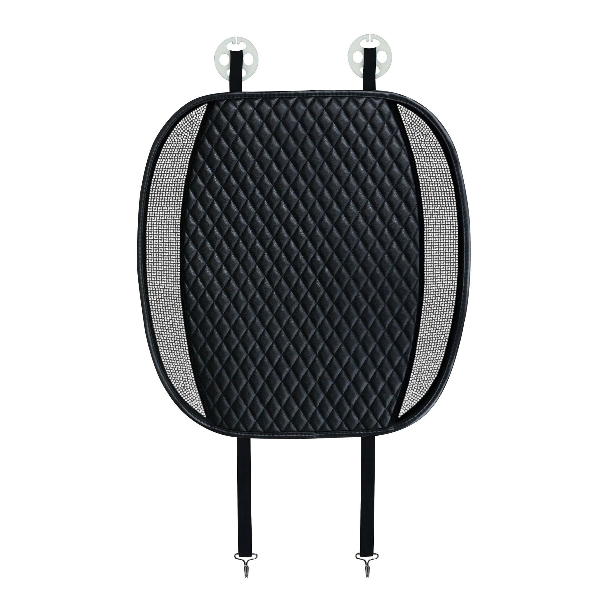 Universal – Universal Car Seat Seat cushion, seat cover - white-diamond-leather-single-front-seat
