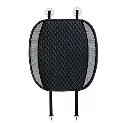 Universal Car Seat Cushion Leather Seat cushion, seat cover - white-diamond-leather-single-piece-front-seat