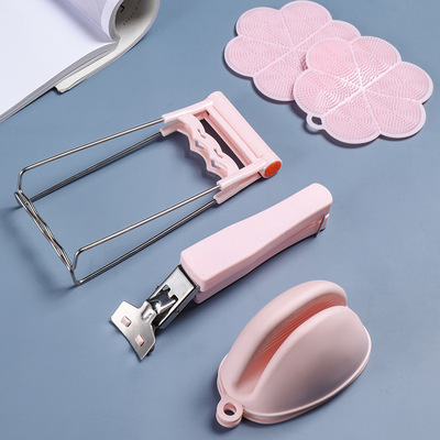 取盘器隔热取碗夹厨房工具夹碗器煤气灶砂锅提盘器防烫夹子套装