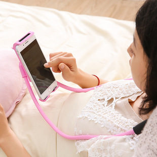 Creative Lazy Mobile Phone Holder Hanging Neck Personalized Mobile Phone Holder Universal Multi-Functional Bedside Desktop Universal Mobile Phone Holder