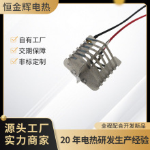 源头厂家直流电吹风机发热芯云母吹风机加热丝电热体配件加工定制