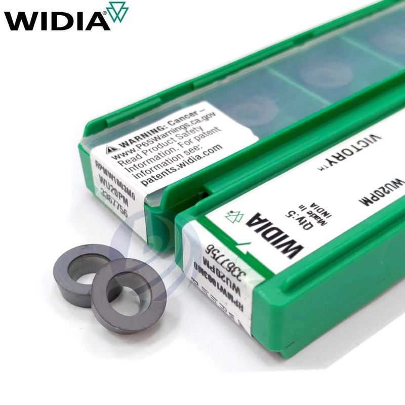 原装WIDIA威迪亚RPMW1003M0 WU20PM方肩铣平面铣不锈钢圆鼻铣刀片