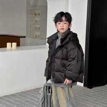 2025冬季男孩女孩儿童新款休闲加厚柔软舒适简约羽绒服