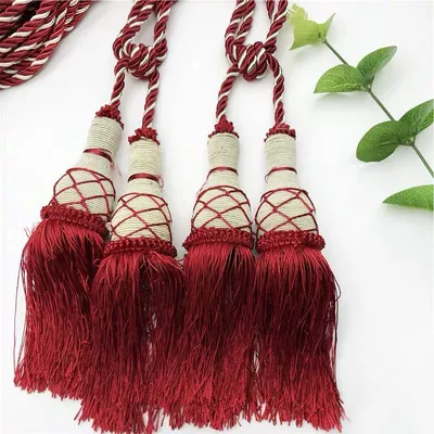 Trailer rope/net/strap — decorative tie ball hanging accessories - one-5-pairs-tennis-purplish-red
